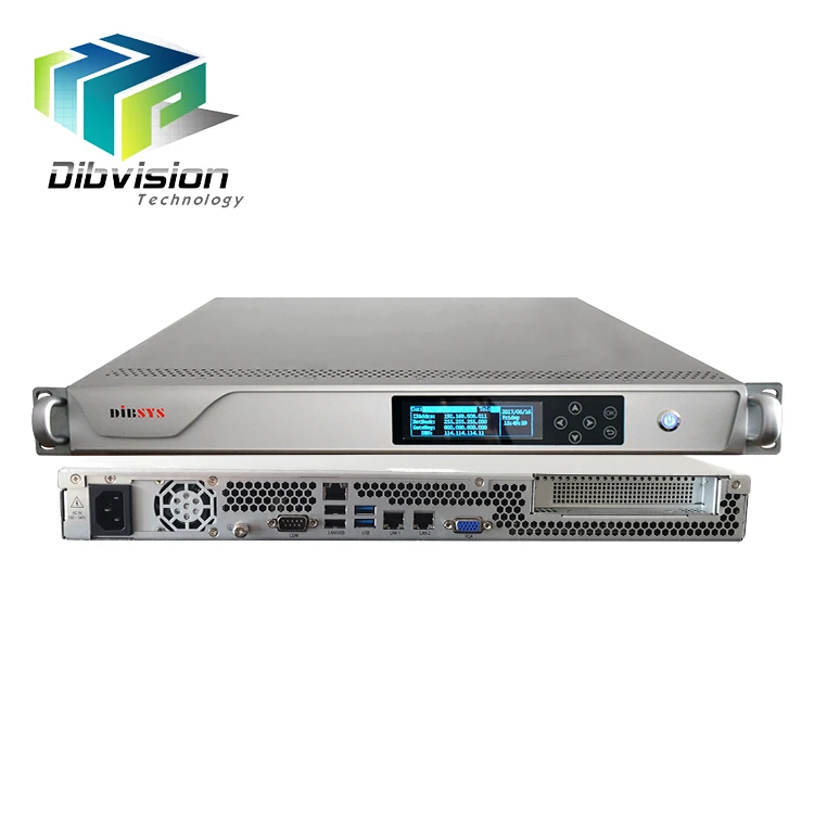 

25 CHs SD Broadcasting and IPTV h.264 video audio ip streaming server transcoder with PIP function