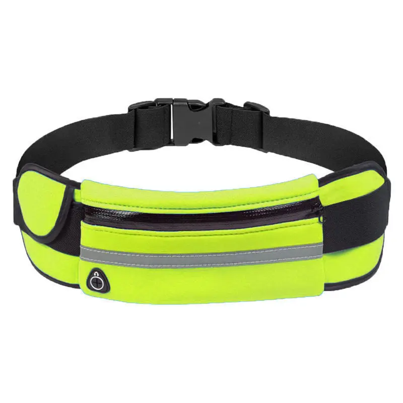 

Fashionable Running Belt Waist Pack Bag Adjustable Waterproof Phone Pack Belt, Blue,orange,pink,black,green