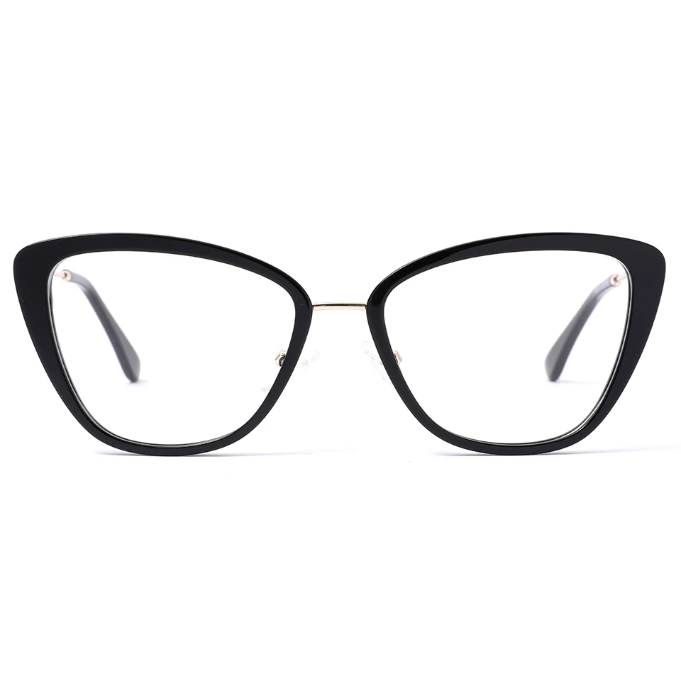 

Fashion Acetate and Metal with repairable spring hinge optical eyeglasses frames