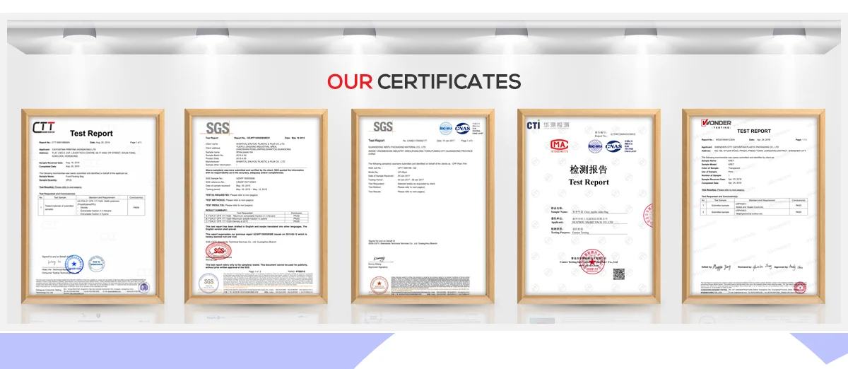 CAIYUNTIAN PRINTING (HONG KONG) LIMITED Plastic Packaging Bag, Food