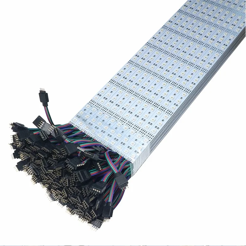 

High Quality DC12V 60 Leds/m LED Bar Light SMD 5050 RGB Hard Strip