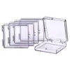 2.48x2.2x0.7 Inches Rectangle High Transparency Case Acrylic Bead Storage Containers Drawer Organizers for Beauty Supplies