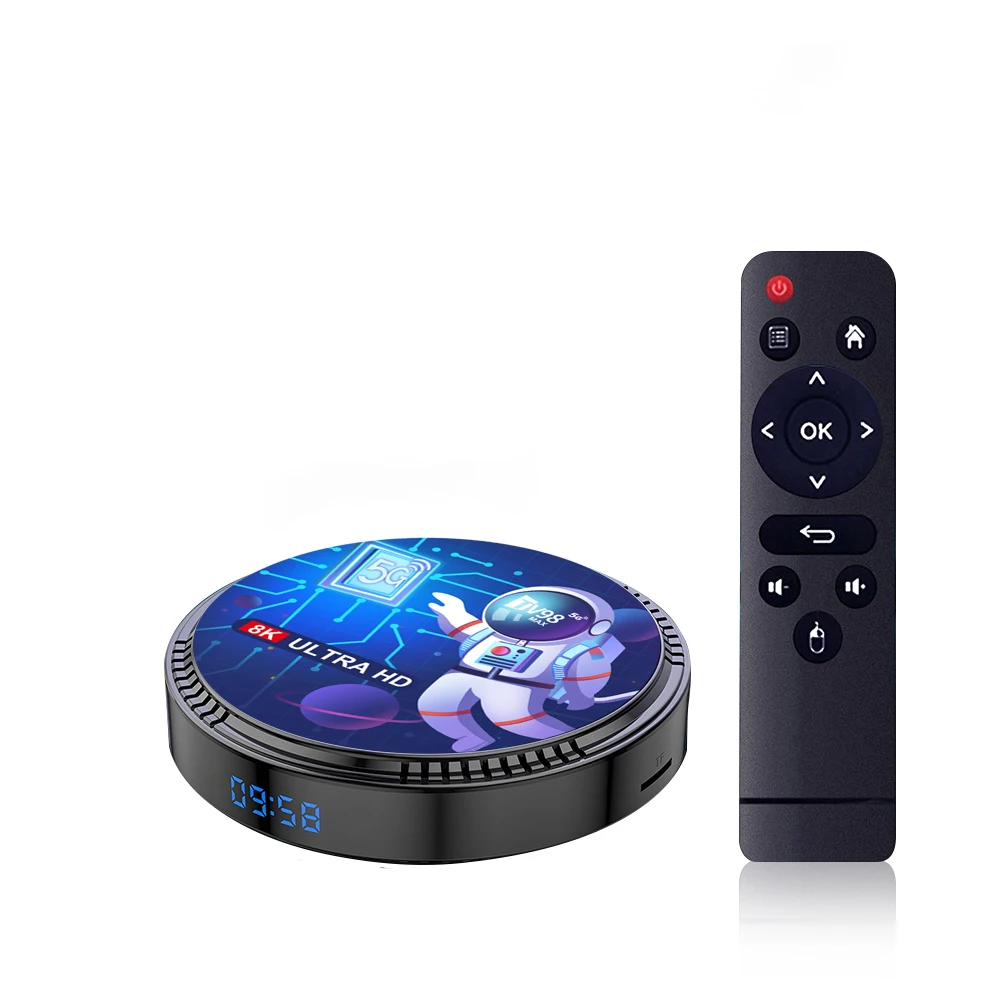 

2023 Topselling TV box TV98Max Allwinner H618 2/16GB android 12 set top box support 2.4/5G dual wofi with wifi6 uhd 4K output