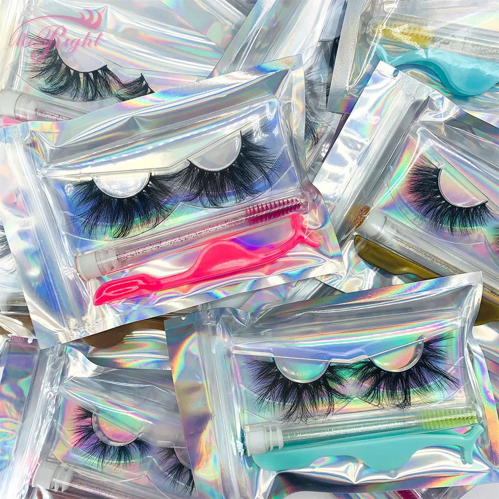 

Private Label Fluffy Fake Eyelashes 100% 5d Mink Eyelashes In Bulk 3d Mink Eyelashes