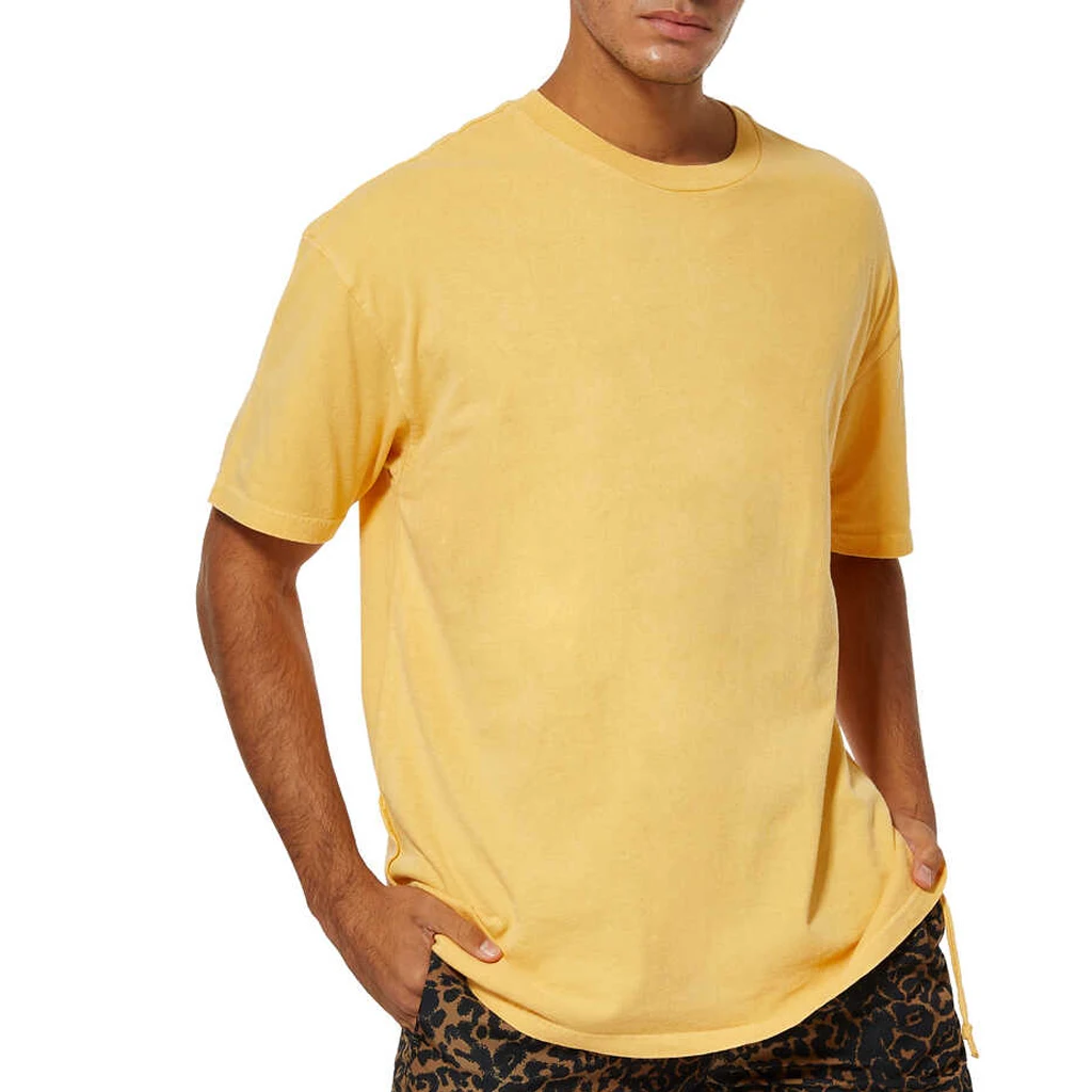 

High End Street Wear Hip Hop Plus Size Off-white Men's T-shirts With Logo Custom