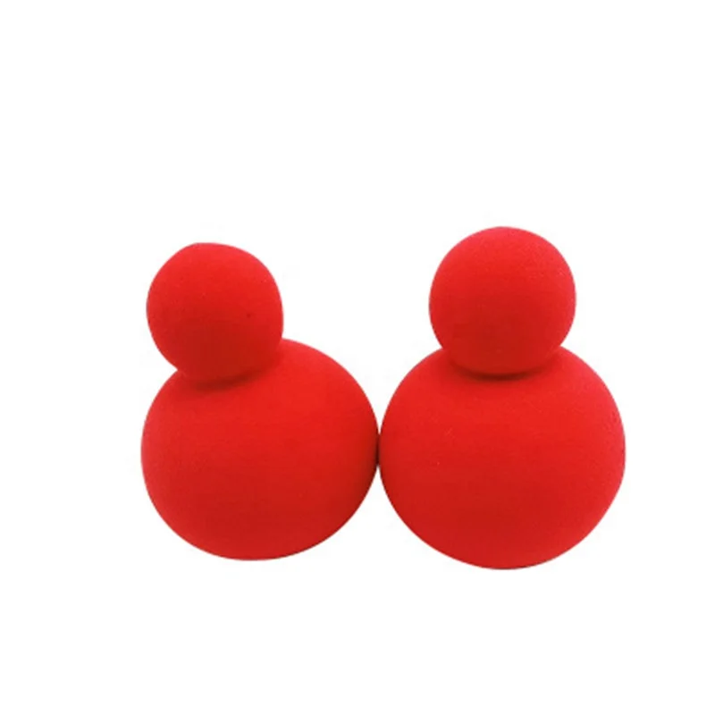 

Christmas Tree Snowman Cute Soft Makeup Sponge, Red