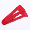 50 mm self adhesive ultra flat rubber nylon plastic injection hook and loop cuff sleeve tab for jacket cuff