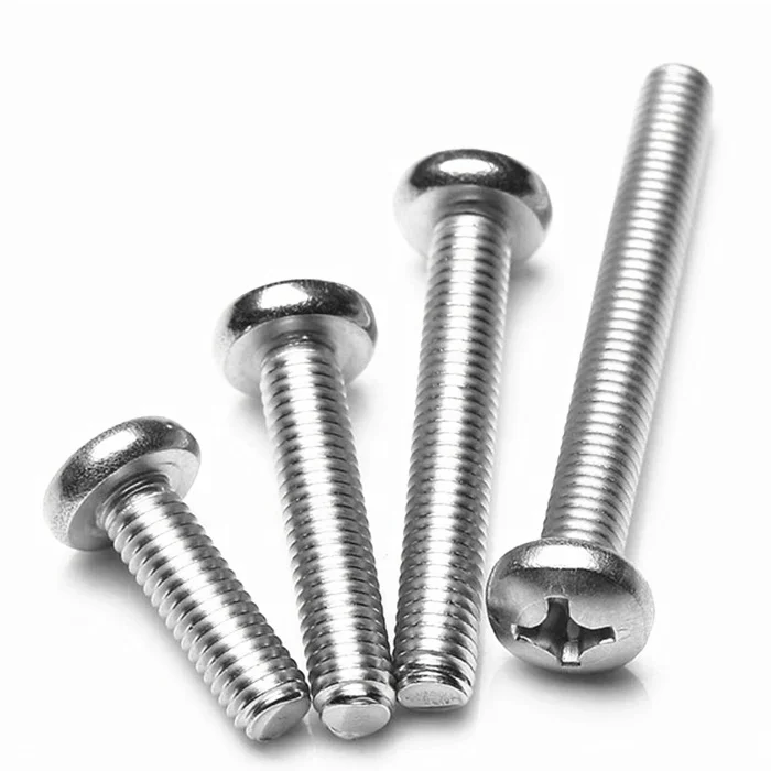
DIN 7985 SS Cross Recessed Raised Cheese Head machine Screw 