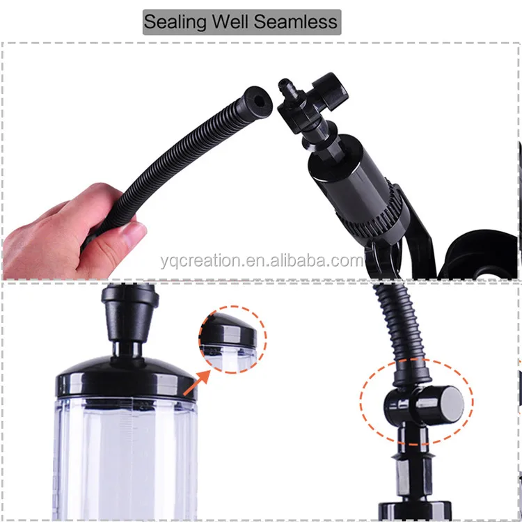 Canvor Male Manual Penis Vacuum Pump Air Pressure Device Enhancer with Cock Ring for Penis Pump Enlargement 