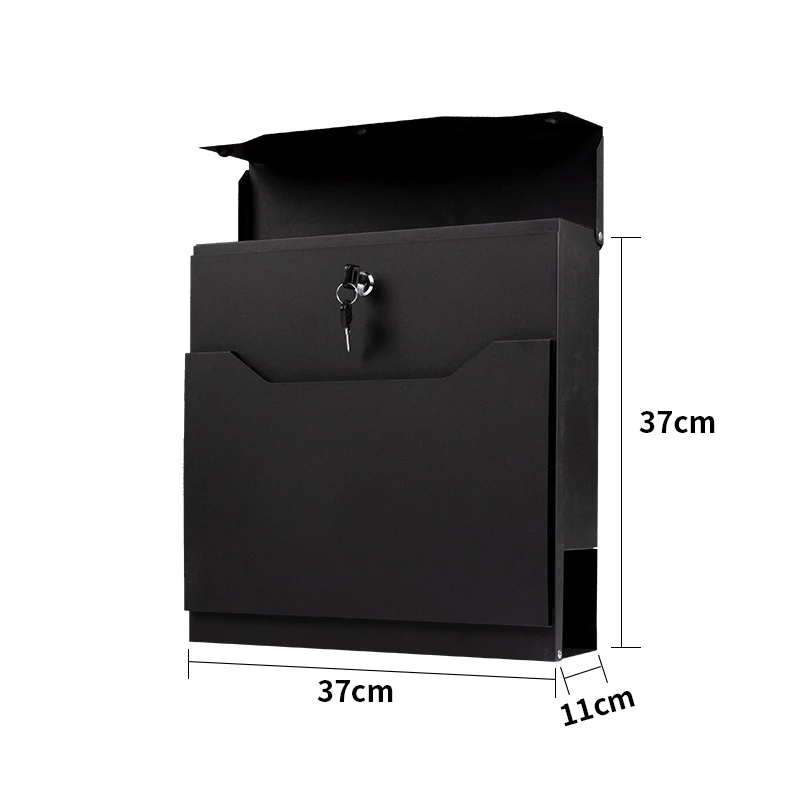 
mailboxes residential modern cast iron mailbox metal smart stand mail box wall mounted post box 