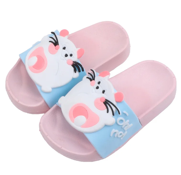 

Children slippers Summer boys and girls lovely children zhongda children non-slip princess baby slippers, As picture