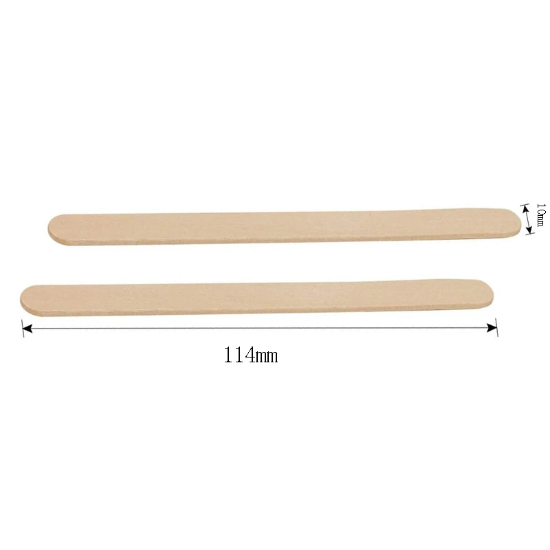 

Customized Wood Biodegradable Custom Logo Popsicle Stick Ice Cream Stick, Natural