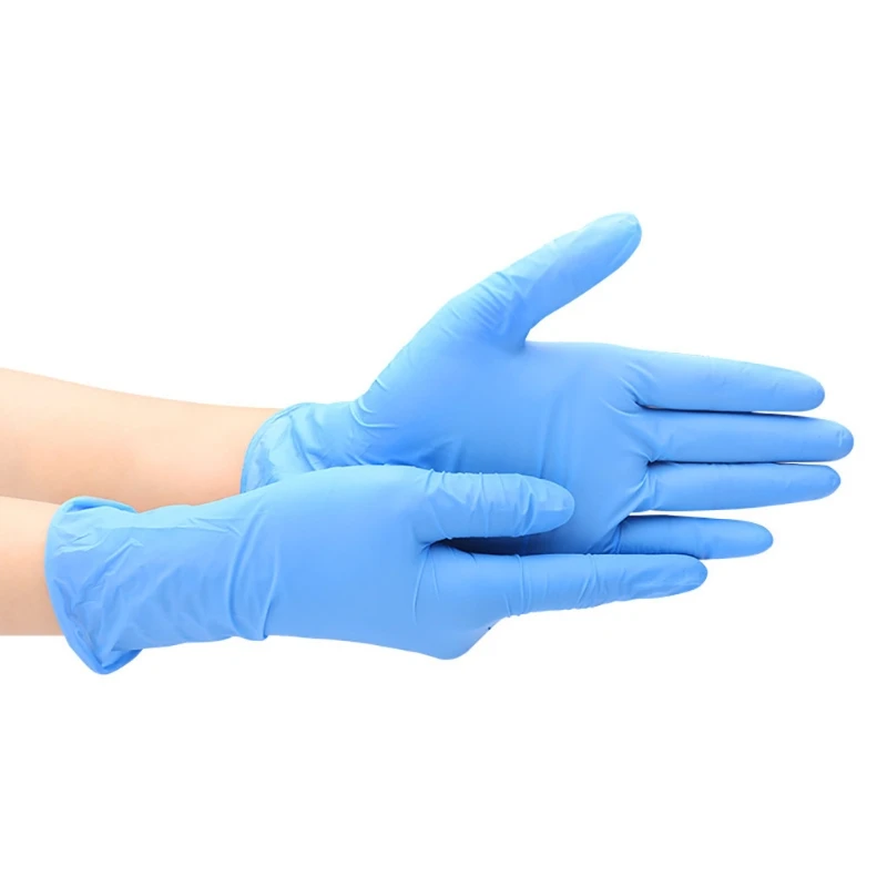 

Best Quality Powder_ Free_ Latex Nitrile Glov Blue En455 Guantes Nitrilo Precio De Fabrica With Fair Price