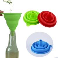 

Best selling products 2019 in usa kitchen tools custom silicone collapsible funnel FDA silicon funnel
