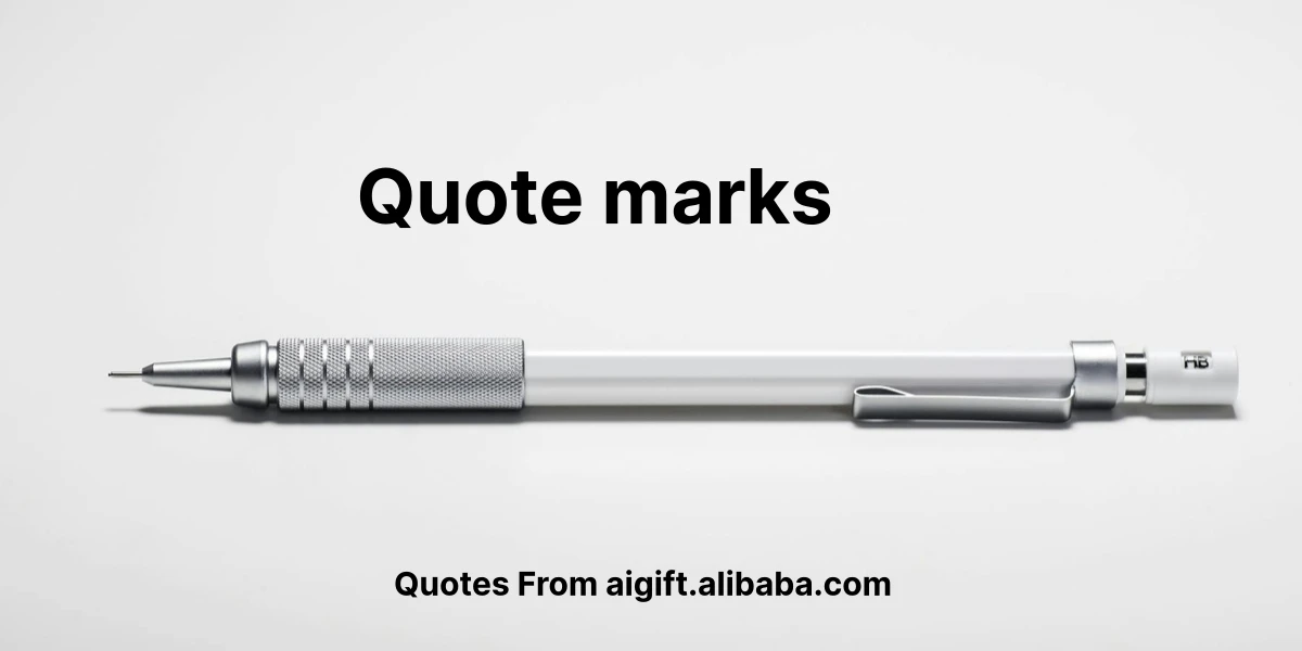 quote marks