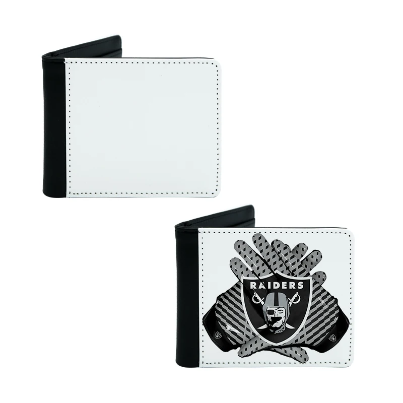 

Sublimation pu leather blank wallet, custom wallet, Black