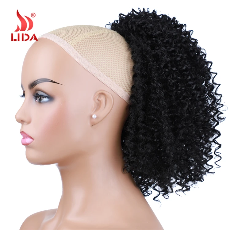 
Lida Synthetic Jerry curly ponytail hair extension 20