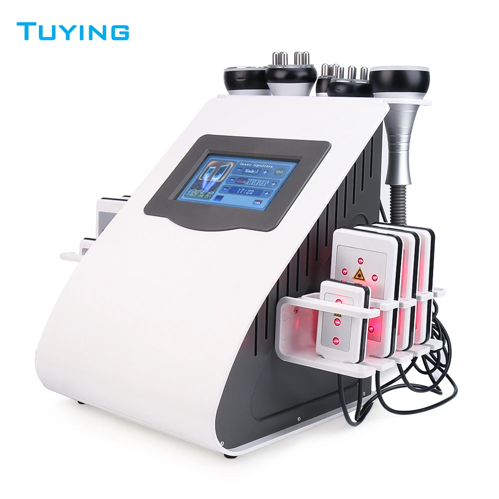 

8 laser pads 40k cavitation weight loss slimming massage machine