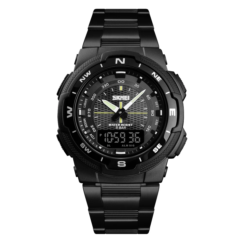 

Relogio skmei 1370 saat montre relojes al por mayor waterproof analog digital watches for men, 6 colors