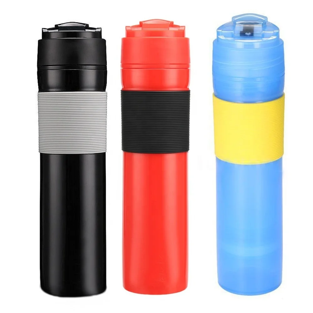 

3 in 1 Portable French Press Coffee Tools Bottle  bottle french press Travel Mug for Hot & Cold Brew