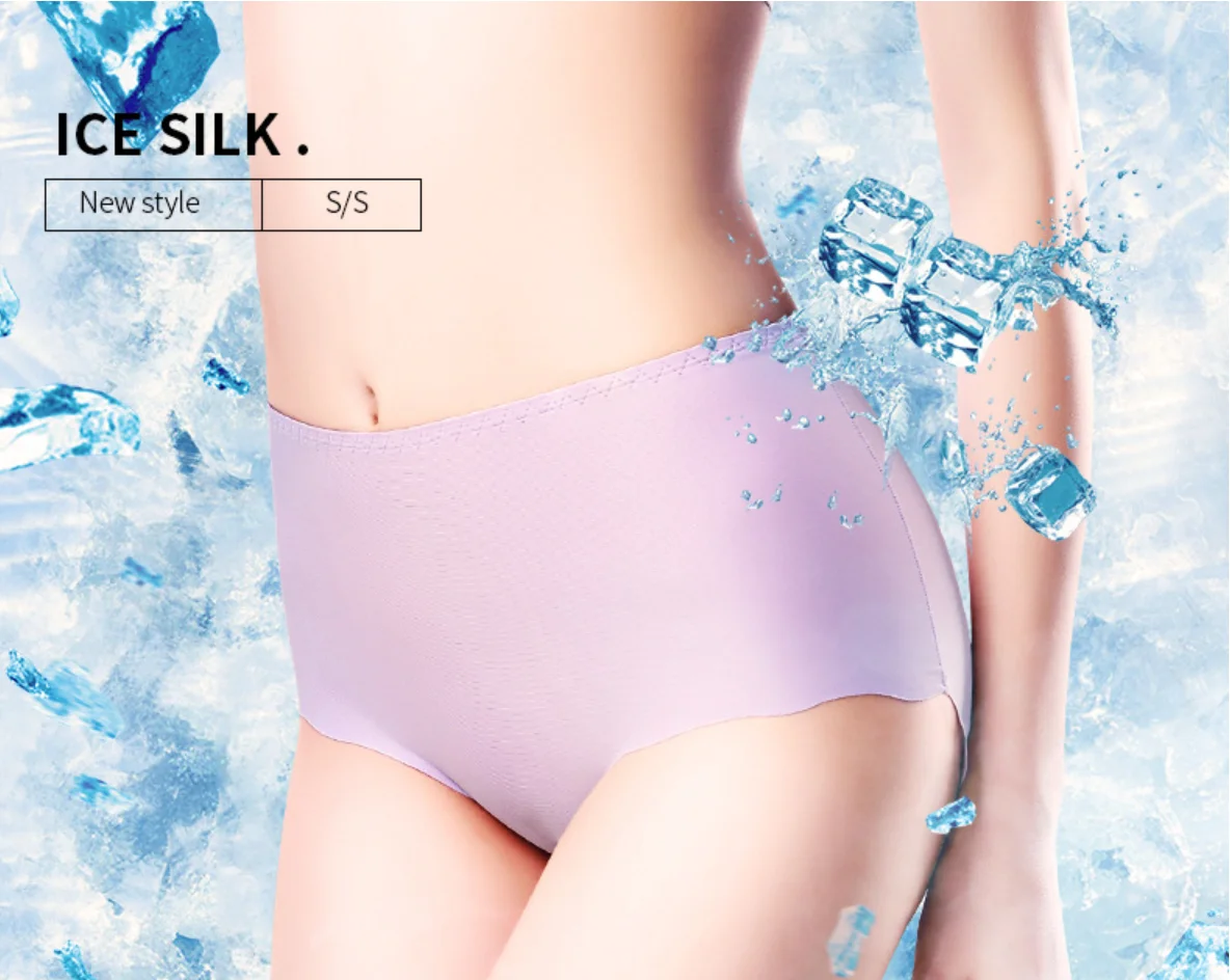 

Quick Shipment One Piece Traceless Fat Women Pantie Plus Size 4XL Women Pants Panties Underwear For Ladies, Many color for selection