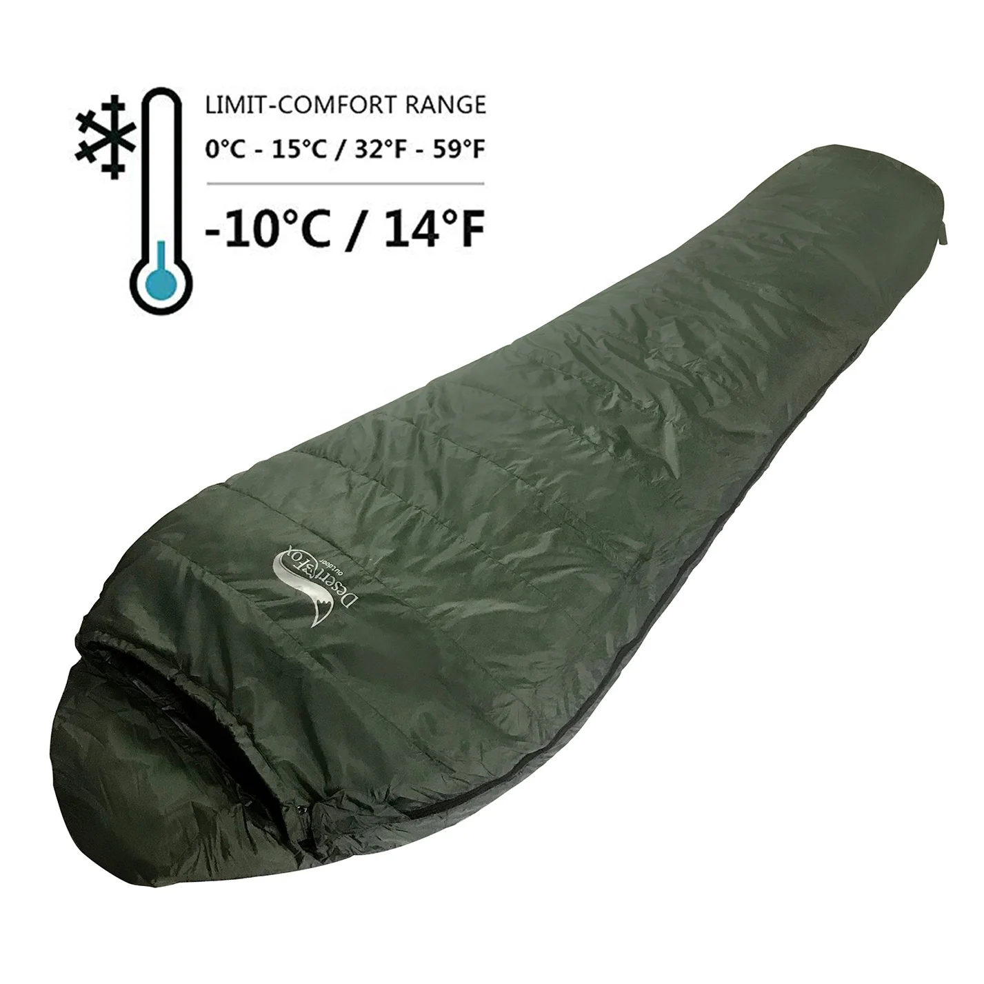 

Custom Winter Outdoor Travel Keep Warm Military Duck Down Sleeping Bag, Blue,orange,green