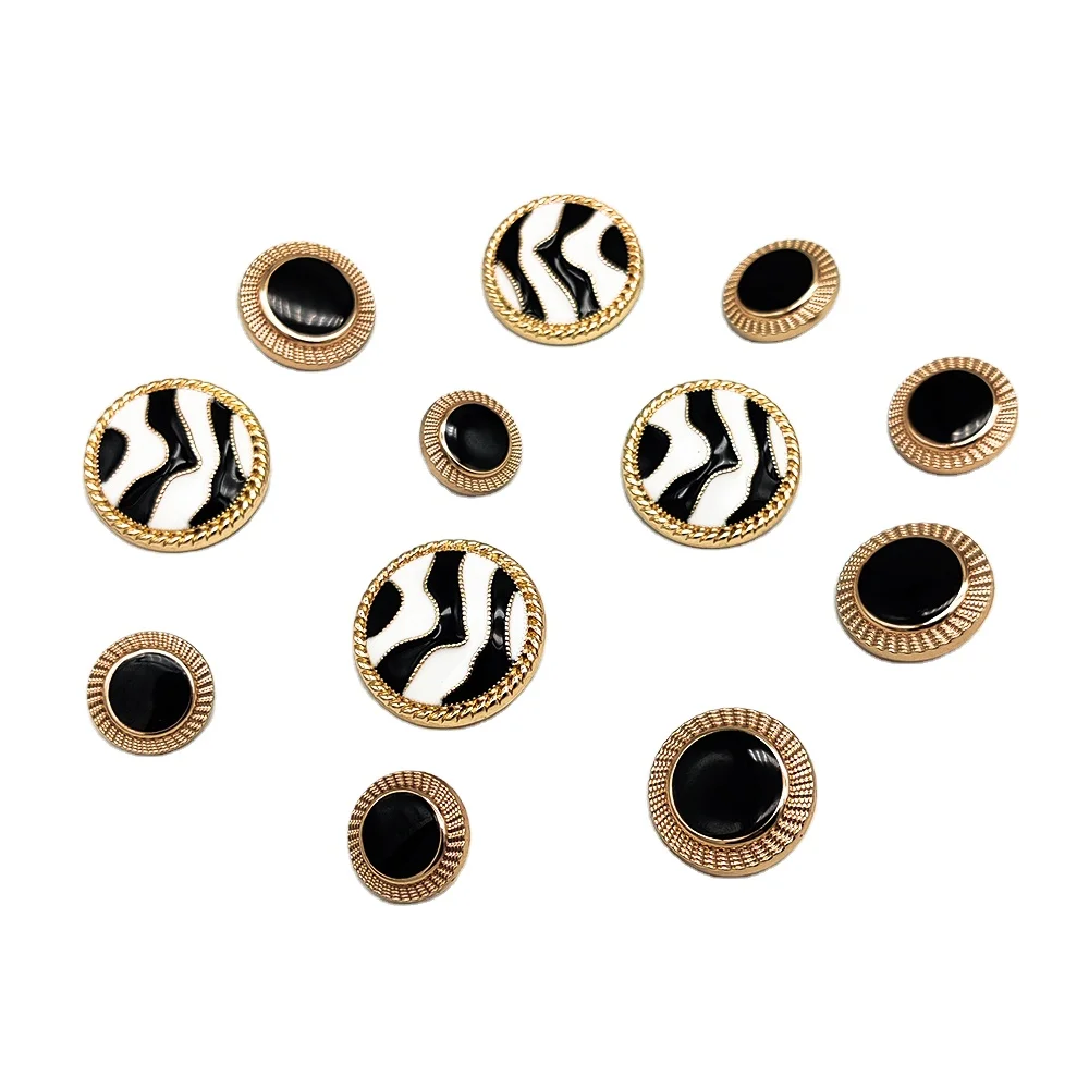 

Spot wholesale Manufacture direct custom metal fashion button for clothes