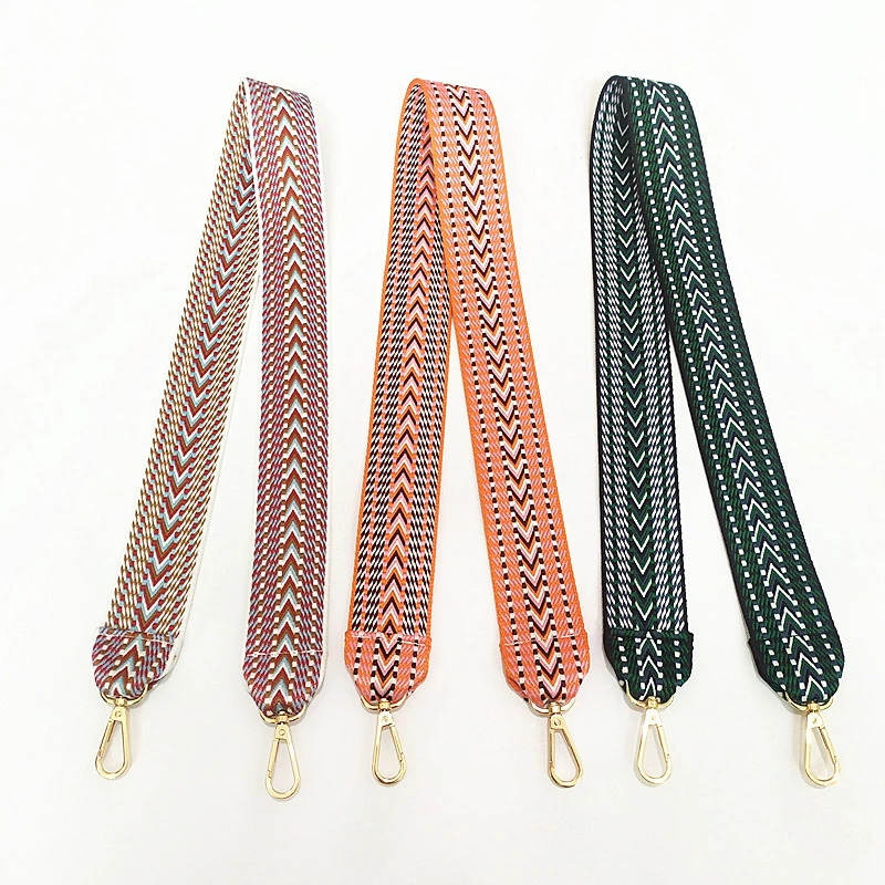 

Meetee B-J234 Widened And Thickened Good Quality Non-adjustable Color Embroidery Shoulder Strap
