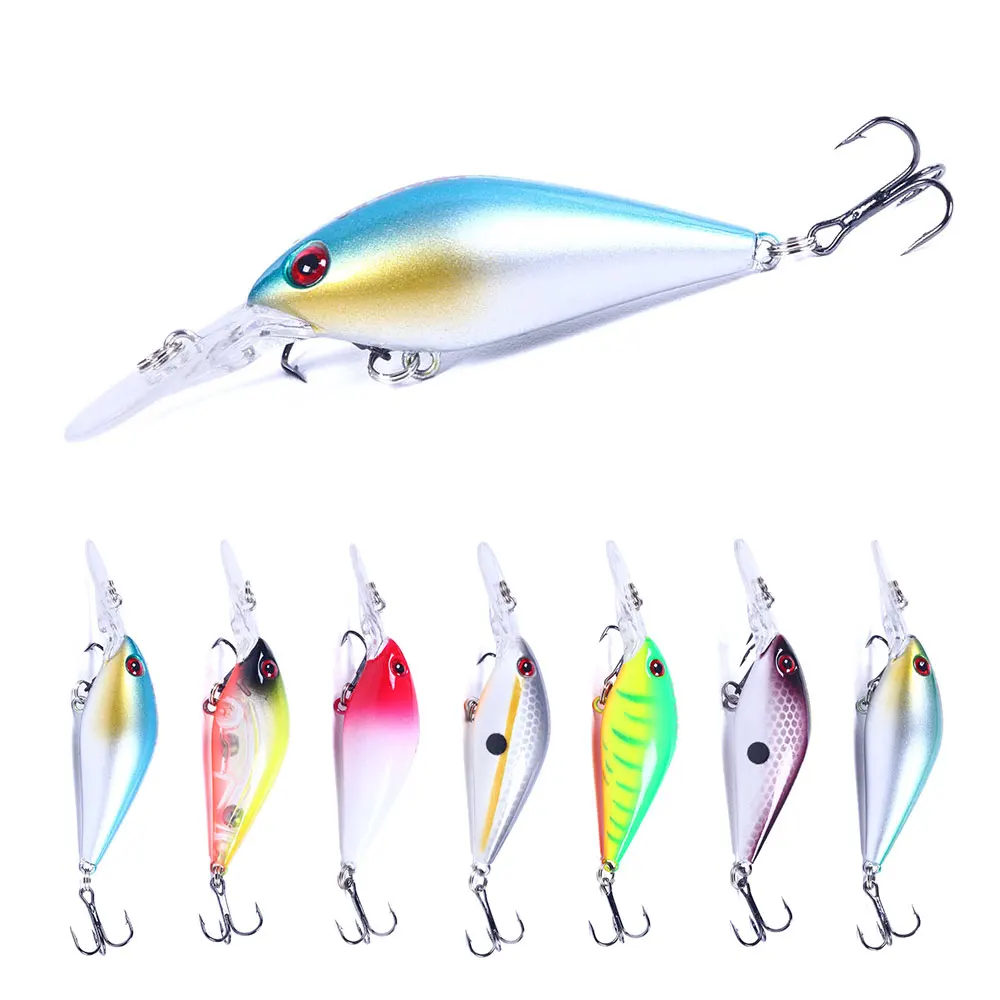 Shanghai Hengjia Discount Fishing Gear Minnow Popper Crankbait Lure Complete Hard Fishing Lure