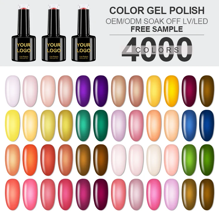 

Manufacturer Wholesale Pure Colour UV Gel Polish UV Led Gel Nail Polish Bulk 1kg 5kg 25kg, 3000+ colors