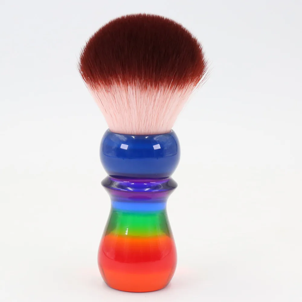 

Ready to ship Yaqi hot-sale 26mm Rainbow Pink Color Synthetic Hair Shaving Brushes