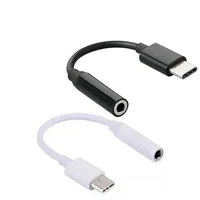 

USB3.1 USB-C Type C Adapter Port to 3.5MM Aux Audio Jack Earphone Headphone Cable