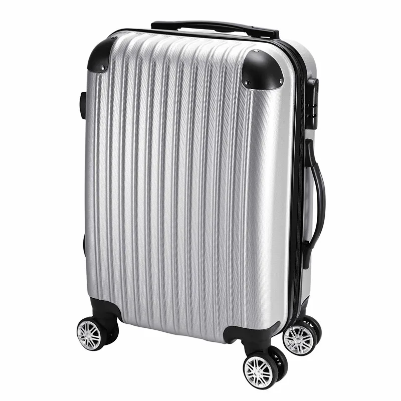 
Hot carry on travel luggage, cabin trolley suitcase, hard case abs luggage set 