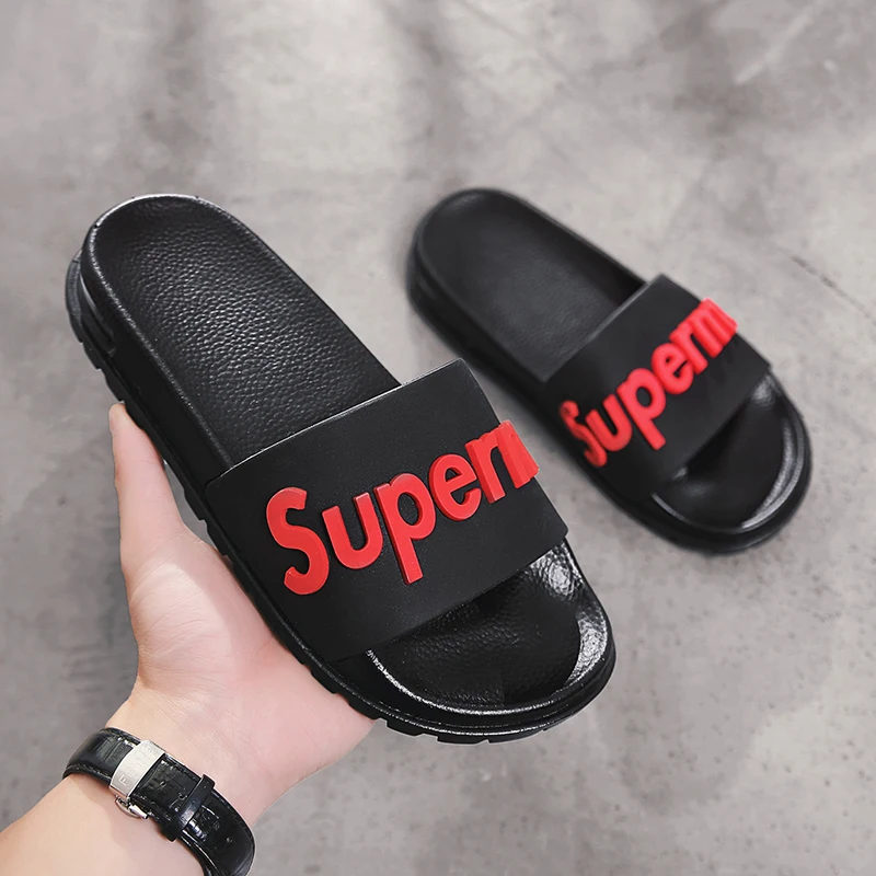 

Customizable Mens Fancy Rubber Slippers,High Quality Pool Slide Sandals Black Manufacturer,Luxury Slide Sandals Rubber Slippers