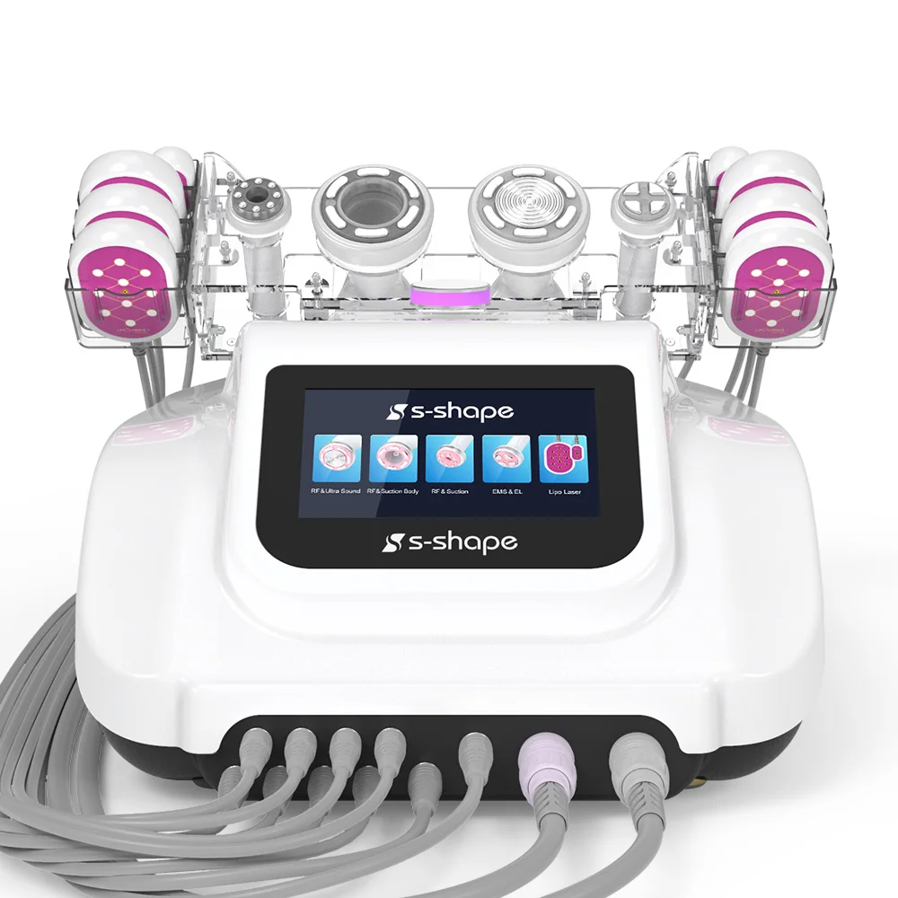 

Spa Use Ultrasound Weight Loss Portable Slimming 5 In 1 Cavitation Rf Lipo laser Machine