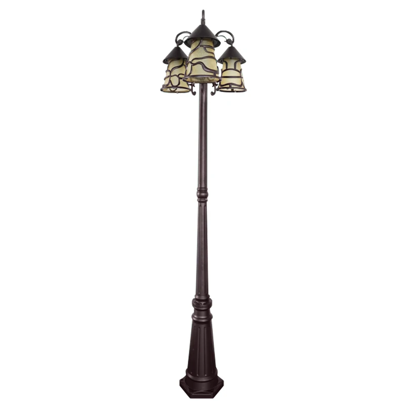 New design aluminium high lumen and good quality 12W 18W 24W all in one solar garden light solar yard light