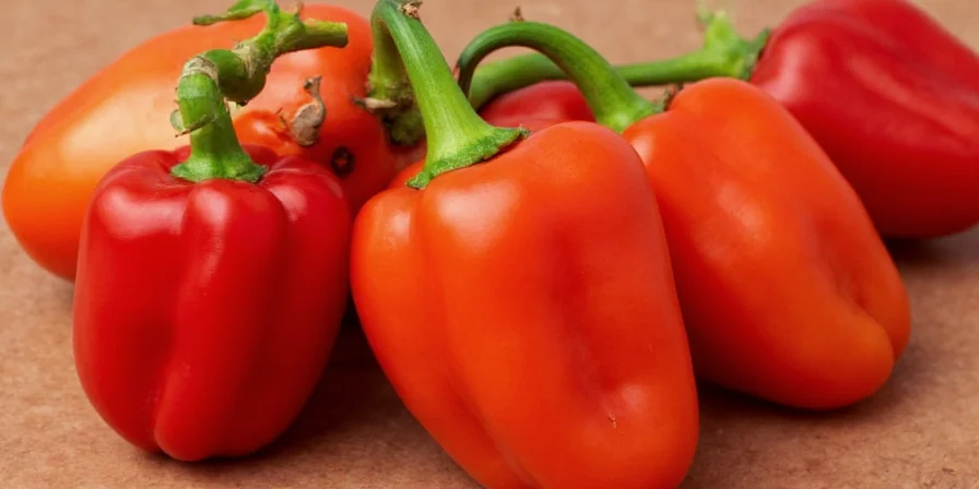 Infographic-style illustration with fun facts about hot peppers