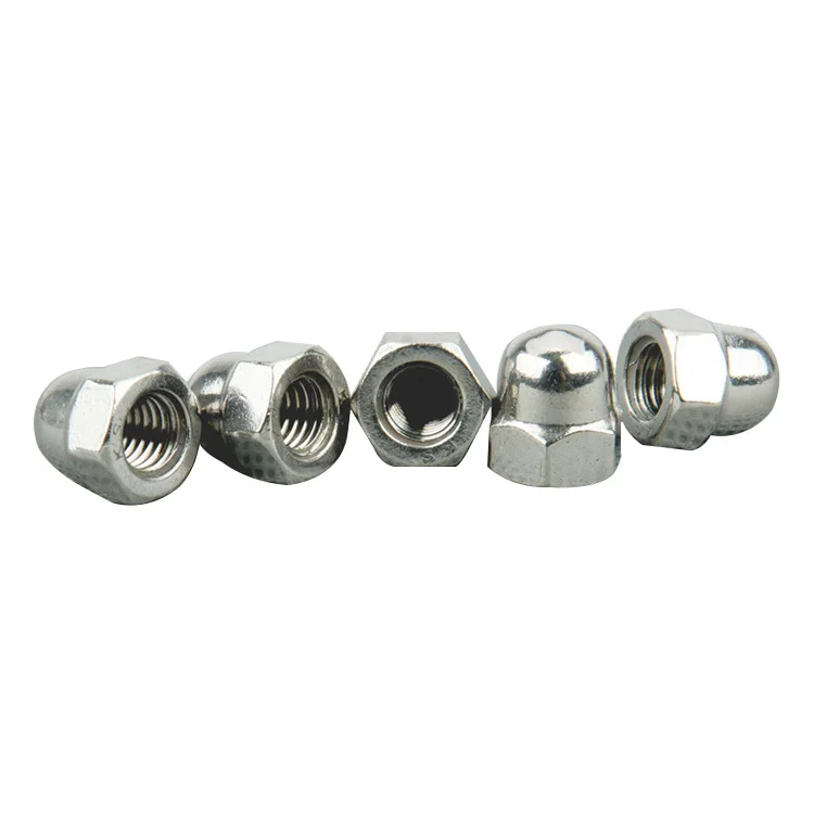 

304 stainless steel cover nuts UNC inch Hex domed cap nut
