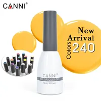 

029-053# CANNI Gel Polish Color Paint Long Lasting Soakoff High Quality Salon Base Coat Topcoat Gelpolish LED UV Nail Gel 15ml