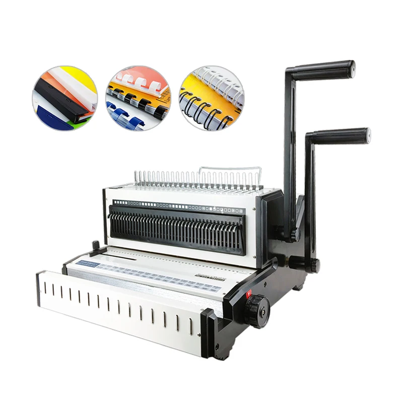 

3 in 1 binding machine wire o and comb binding machine