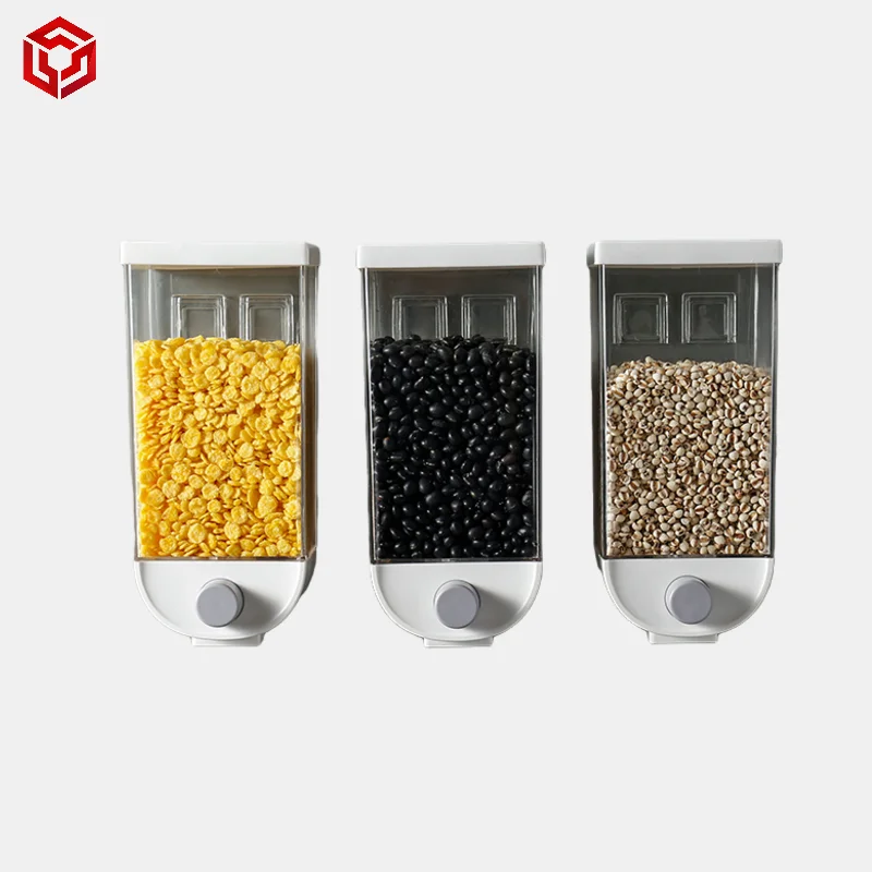 

Cereal storage box kitchen wall-mounted storage tank size moisture-proof Cereal Bean Sealed Jar Cereal Dispenser Nut box