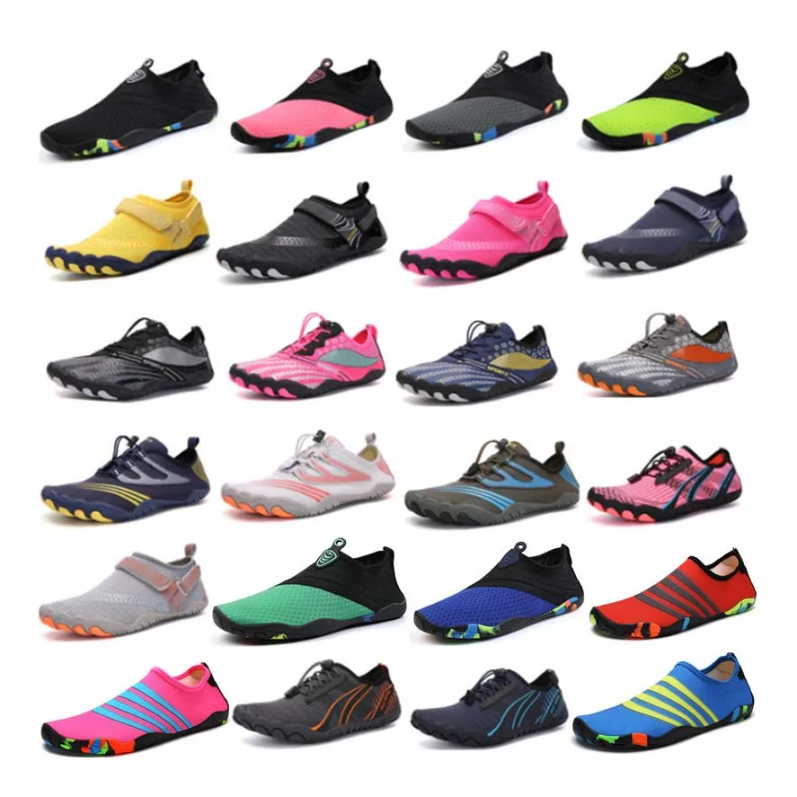 

Non Slip Seaside Water Sport Swimming Shoes Barefoot Quick-Dry Aqua Yoga Socks Slip-on Shoes, Mix color & size can be selected