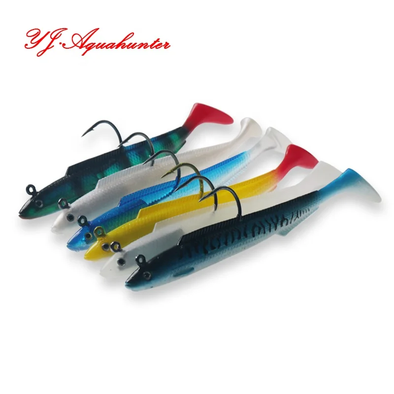 

15cm 30g Lead Fishing Lure Tackle Pesca Accessories soft plastic fishing lure with jighead