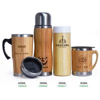 

100% Natural eco friendly travel coffee mug bamboo cup with tea infuser bamboo water bottle