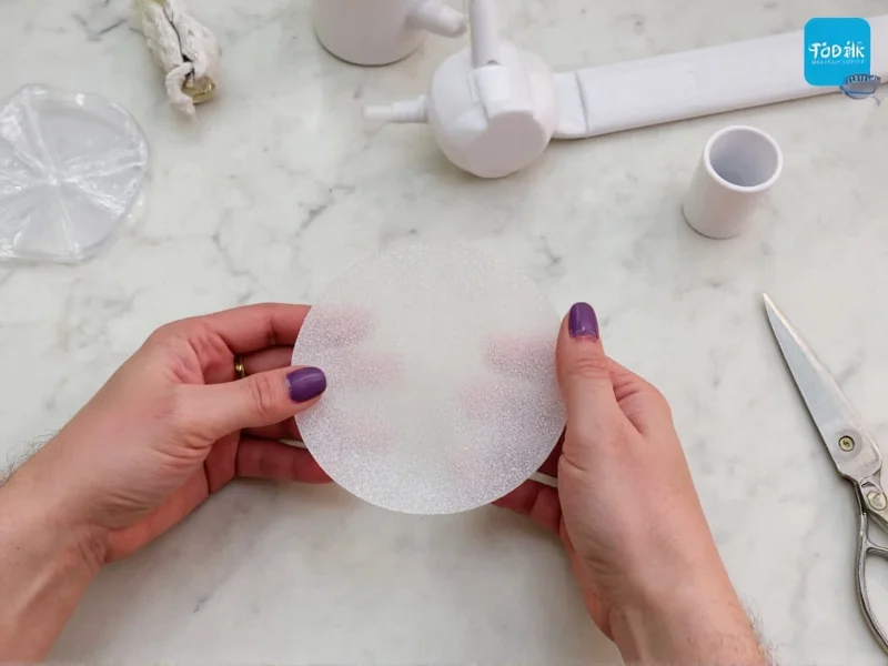 DIY water filter layer components demonstration