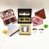 Wholesale 100% real full thick 3d mink eyelashes custom package 15mm to 25mm