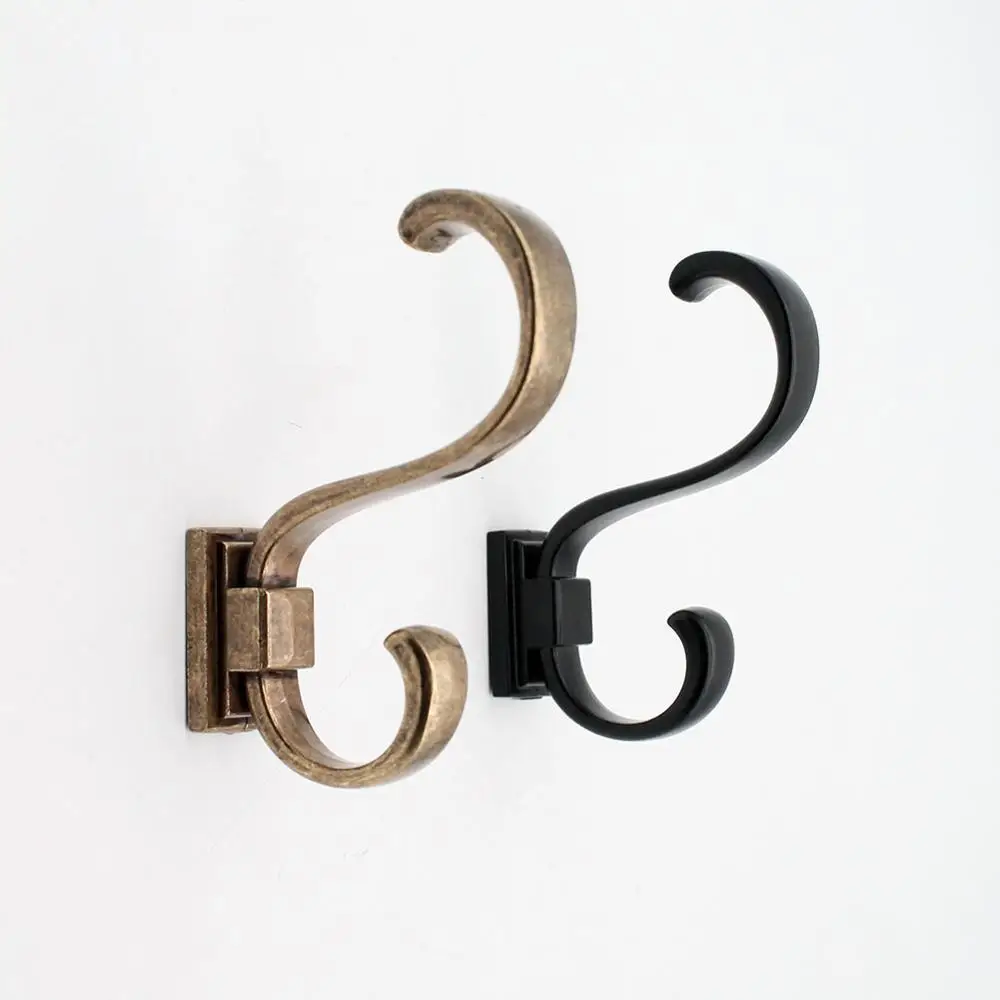 

silver metal clothes hook modern furniture small decorative coat hook rack/