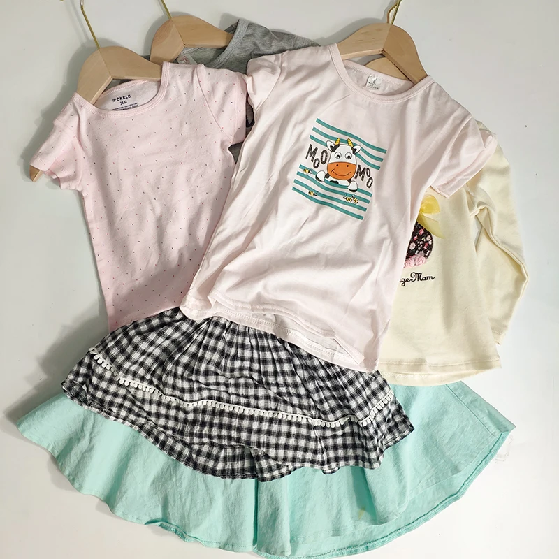 

Baby clothes factory children dress summer used clothes second hand kids clothing, Mixed color