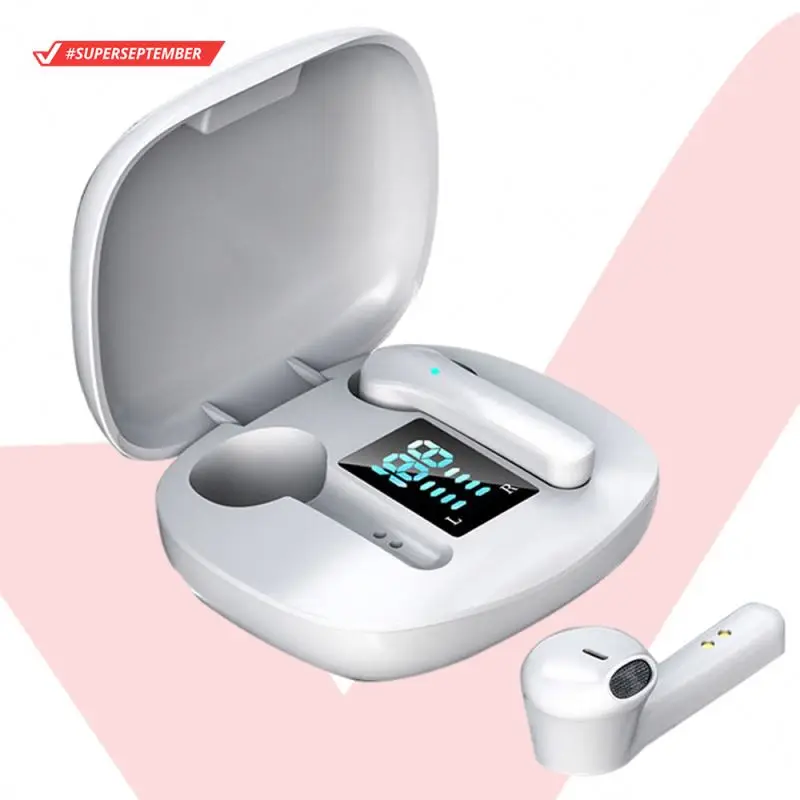 

OEM Private Label Power Display New Design Waterproof 5.0 TWS Earbuds