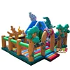 Multi activity structure inflatable castle trampoline amusement park